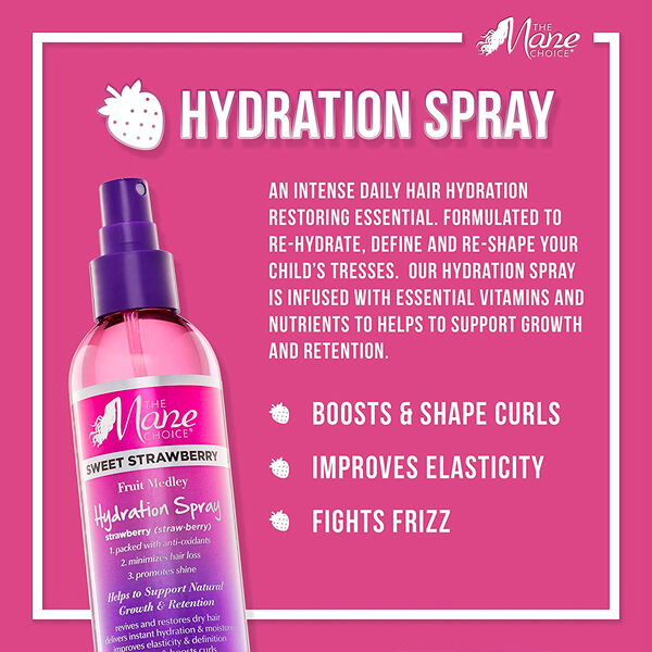 THE MANE CHOICE Sweet Strawberry Fruit Medley KIDS Hydration Spray 8oz - Image 2