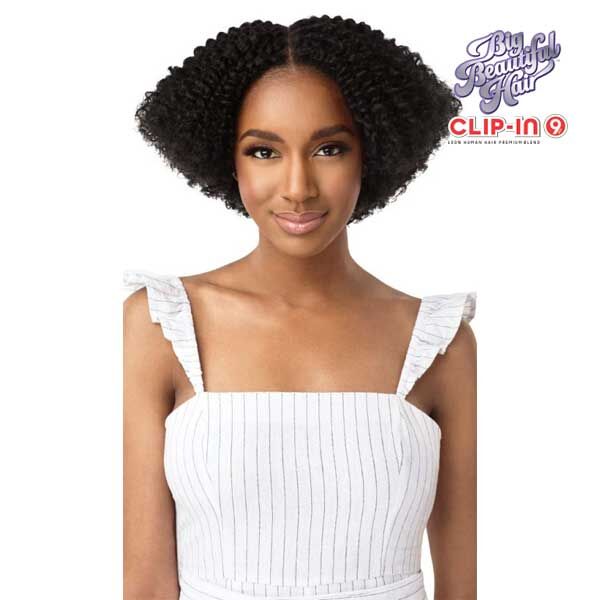 OUTRE BIG BEAUTIFUL HAIR CLIP-IN 9PCS -4A KINKY CURL 10" - Image 3