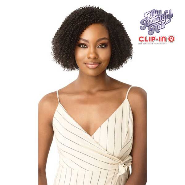 OUTRE BIG BEAUTIFUL HAIR CLIP-IN 9PCS -4C COILY FRO 10" - Image 3