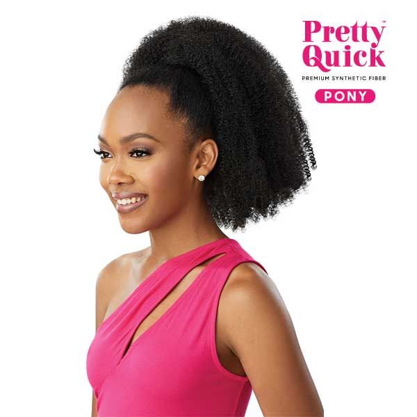 OUTRE Pretty Quick Wrap PONY - Springy Afro - Image 3