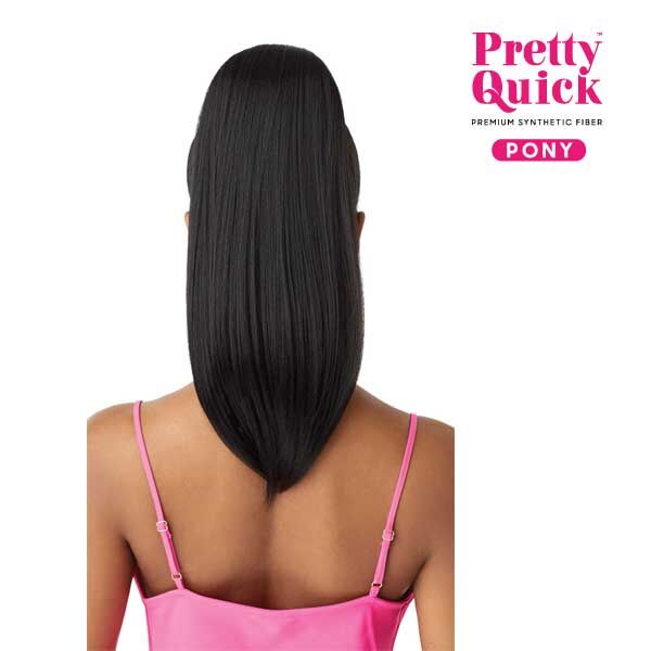 OUTRE Pretty Quick WRAP PONY - SLEEK STRAIGHT 16" - Image 3