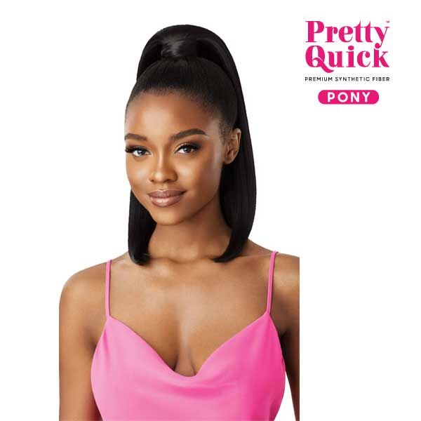 OUTRE Pretty Quick WRAP PONY - SLEEK STRAIGHT 16" - Image 2