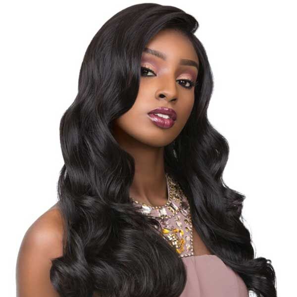 SENSATIONNEL CLOUD9 100% FULL HAND-TIED HUMAN HAIR SWISS LACE FRONT WIG -BODY WAVE 22" - Image 4