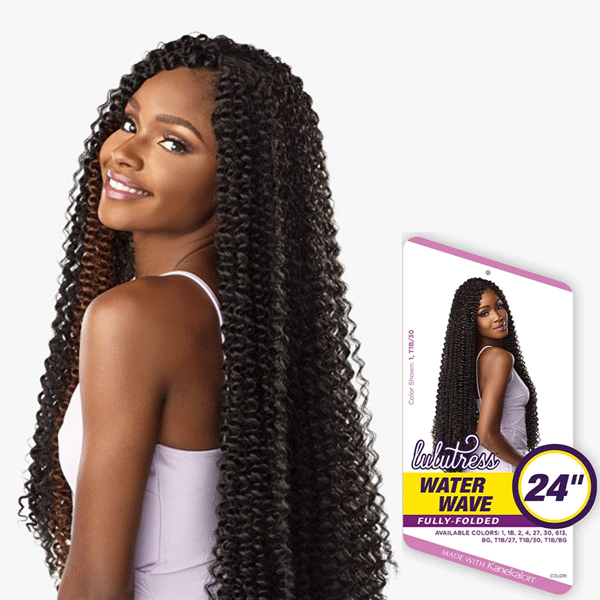 SENSATIONNEL LULUTRESS CROCHET BRAID - WATER WAVE 24"