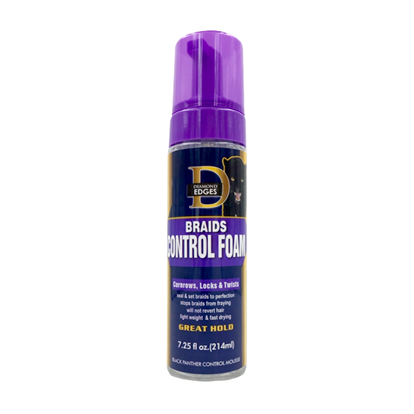 BLACK PANTHER STRONG Braid Control Mousse - Great Hold 7.25oz