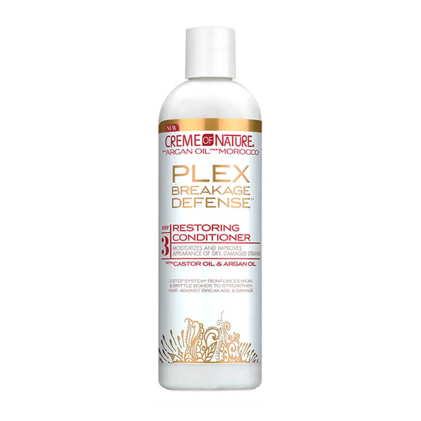 CREME OF NATURE PLEX BREAKAGE DEFENSE Restoring Conditioner 12oz