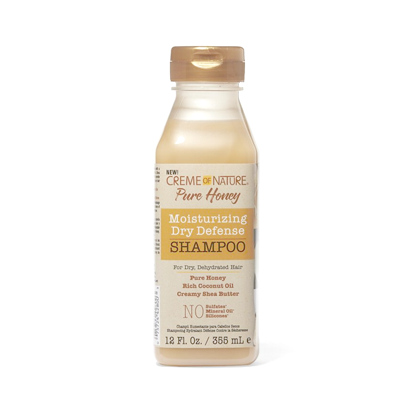 Creme of Nature Pure Honey Moisturizing Dry Defense Shampoo 12oz