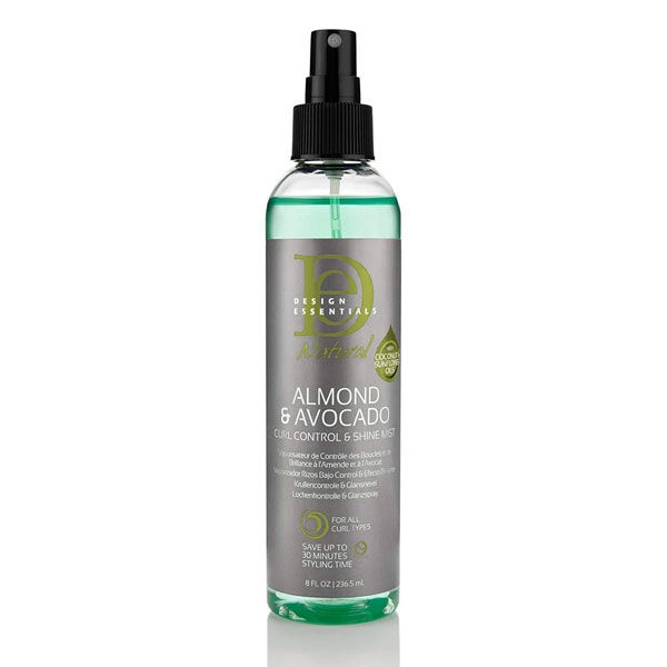 DESIGN ESSENTIALS Almond & Avocado Curl Control & Shine Mist 8oz