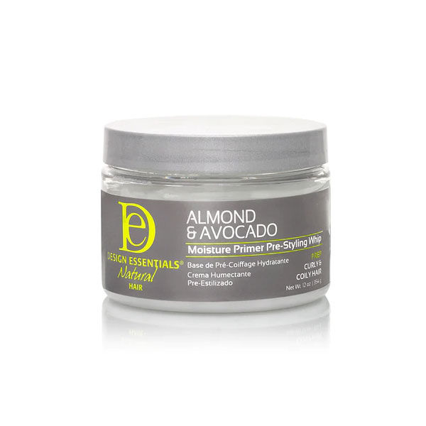 DESIGN ESSENTIALS Almond & Avocado Moisture Primer Pre-Styling Whip 12oz