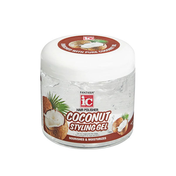 Fantasia IC Hair Polisher Coconut Styling Gel 16oz