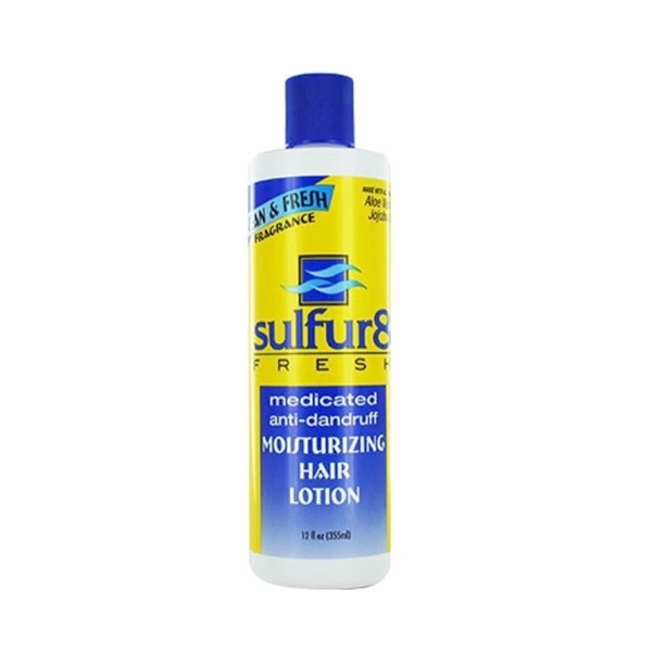 Sulfur8 Fresh Medicated Anti-Dandruff Moisturizing Hair Lotion 12oz