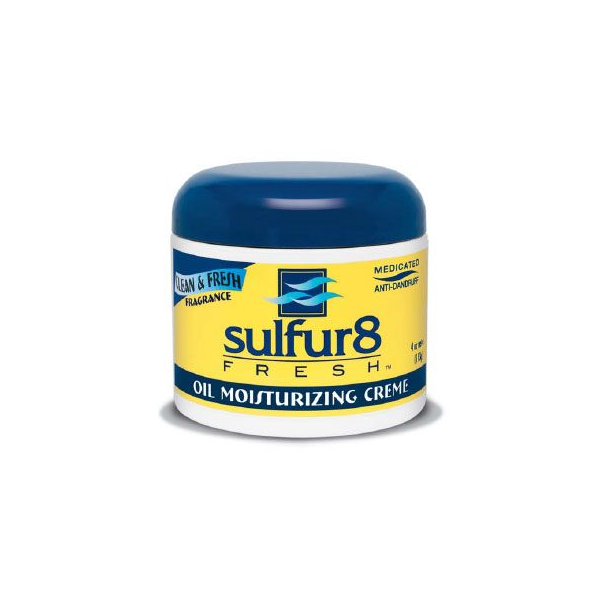 Sulfur8 Fresh Medicated Anti-Dandruff Oil Moisturizing Crème 4oz