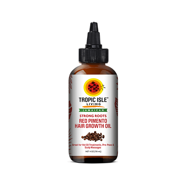 TROPIC ISLE LIVING JAMAICAN BLACK CASTOR OIL STRONG ROOTS RED PIMENTO HAIR GROWTH OIL 4oz