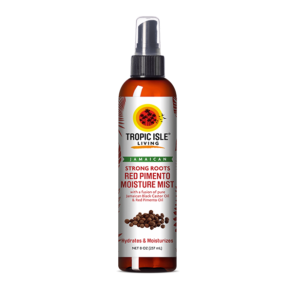 TROPIC ISLE LIVING JAMAICAN BLACK CASTOR OIL STRONG ROOTS RED PIMENTO MOISTURE MIST 8oz