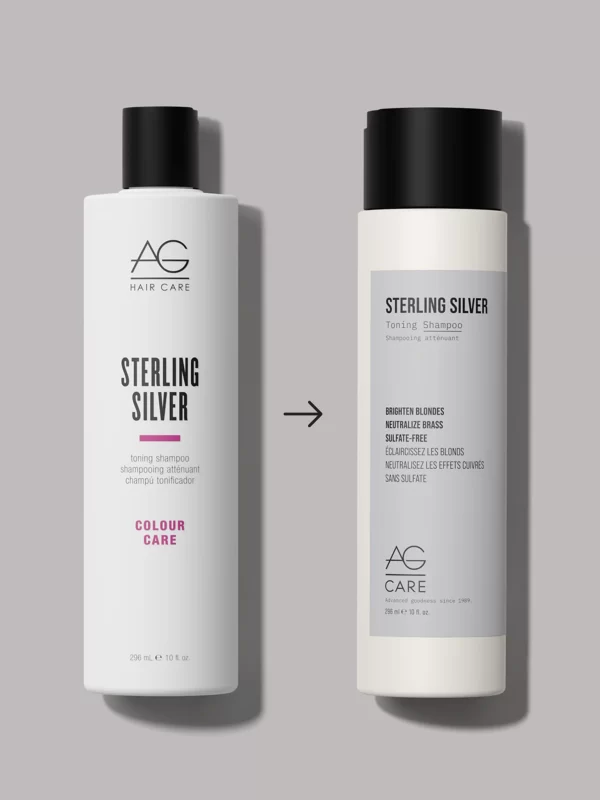 AG Hair STERLING SILVER Toning Shampoo 10oz