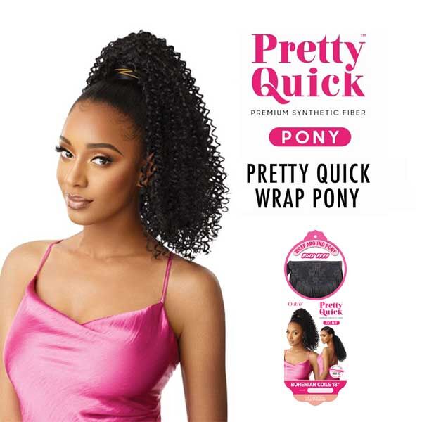 OUTRE Pretty Quick WRAP PONY -Bohemian Coils 18" - Image 3