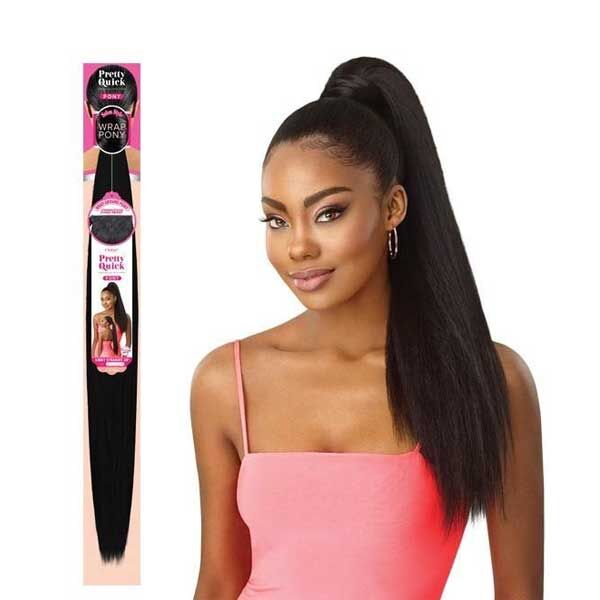 OUTRE Pretty Quick WRAP PONY -Kinky Straight 24" - Image 3