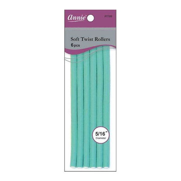 Annie Soft Twist Rollers 5/16 x 7" (6 pcs) #1199