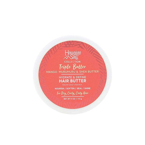 Hawaiian Silky TRIPLE BUTTER Hydrate & Define Hair Butter 4oz