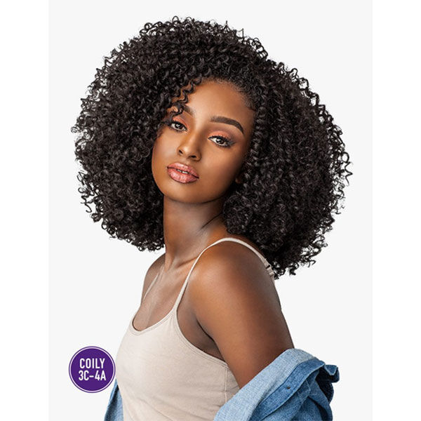 SENSATIONNEL INSTANT WEAVE CURLS KINKS & CO HALF WIG - RULE BREAKER - Image 3