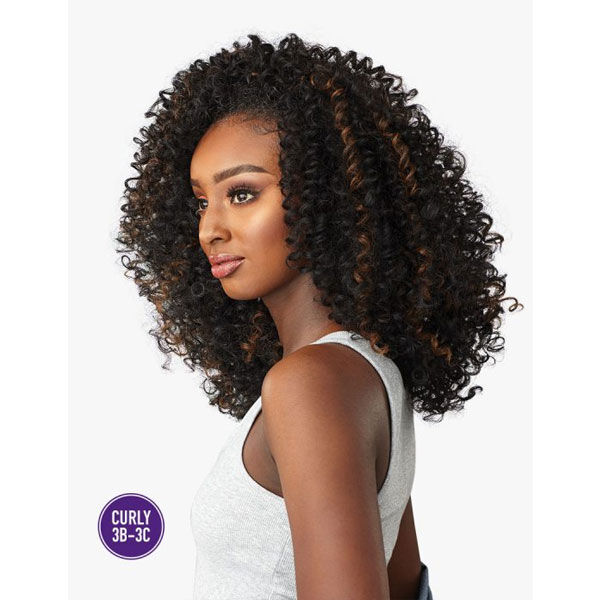 SENSATIONNEL INSTANT WEAVE CURLS KINKS & CO HALF WIG - SHOW STOPPER - Image 5