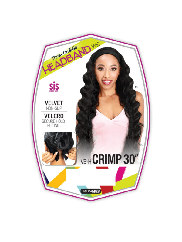 ZURY SIS BAND WIG- VB-H CRIMP 30" - Image 5