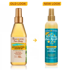 Creme of Nature Pure Honey Scalp Refresh Invigorating Leave In 8oz
