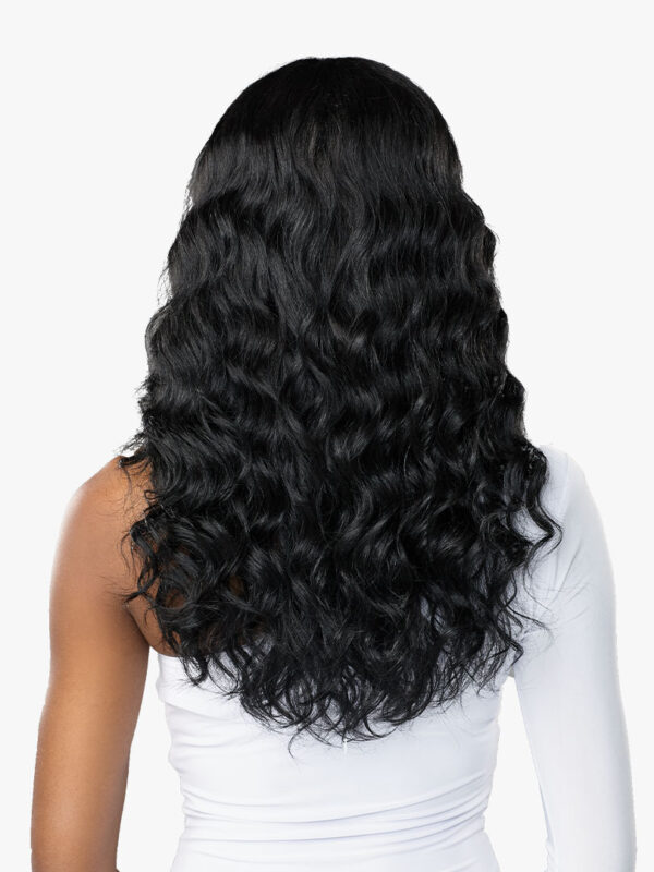 SENSATIONNEL BUTTA LACE HUMAN HAIR BLEND WIG (HH MIXED) - DEEP WAVE 20" - Image 4