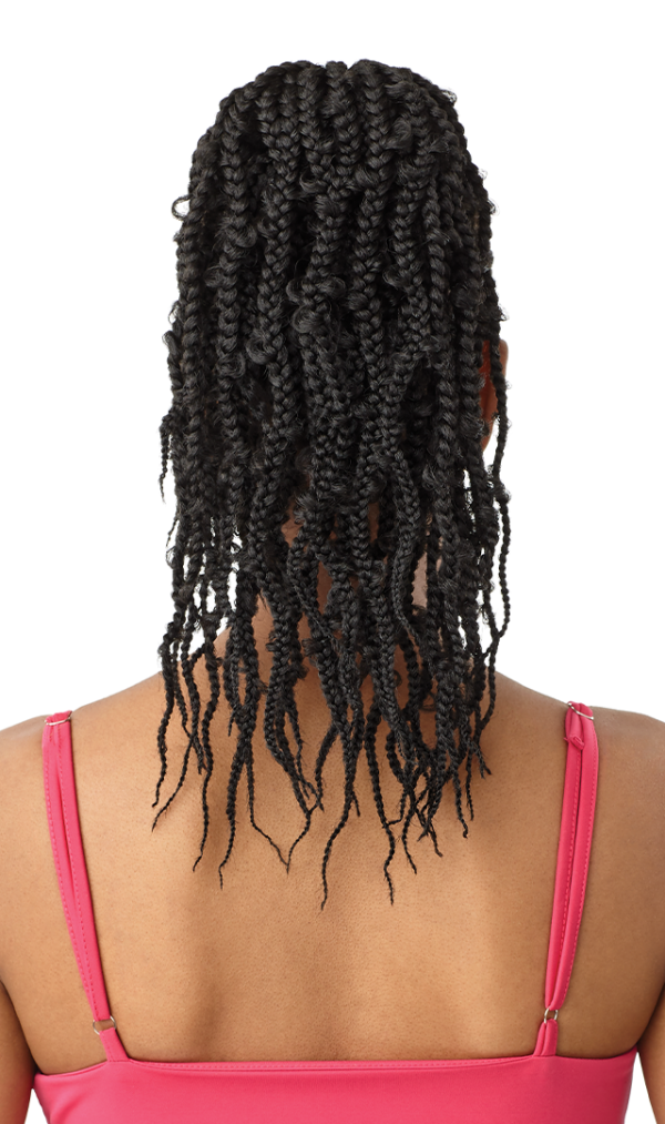 OUTRE Pretty Quick WRAP PONY -Butterfly Jungle Wavy Box Braid 16" - Image 4