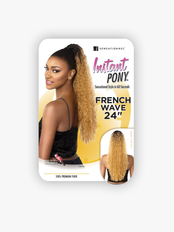 SENSATIONNEL  Instant Pony - FRENCH WAVE 24" - Image 4