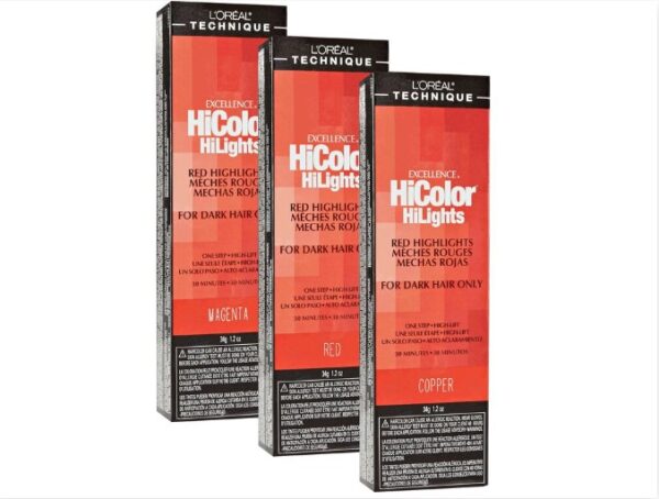 L'OREAL HiColor HiLights RED HIGHLIGHTS