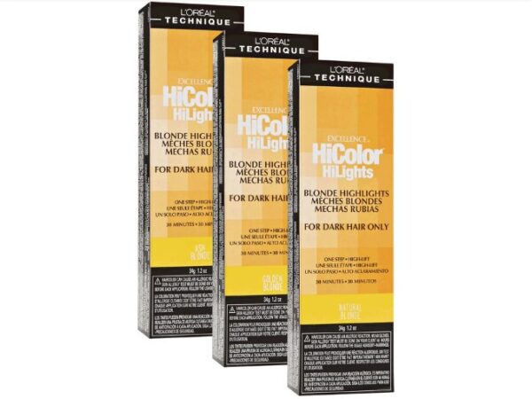 L'OREAL Excellence HI Color - NATURAL/GOLDEN/ASH (BLONDE) 