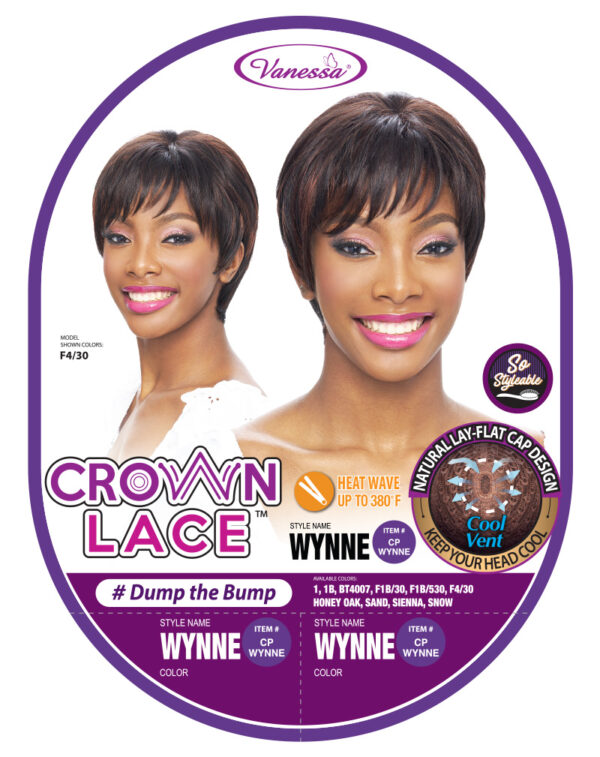 VANESSA CROWN LACE SYNTHETIC HAIR WIG - CP WYNNE - Image 5