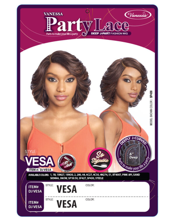 VANESSA PARTY LACE SYNTHETIC HAIR WIG - DJ VESA - Image 5