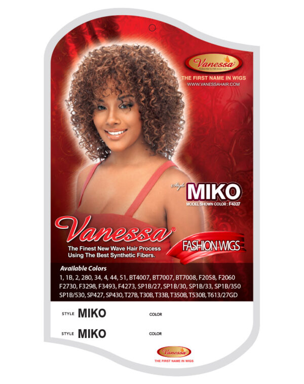 VANESSA FASHION SYNTHETIC HAIR WIG - MIKO - Image 5