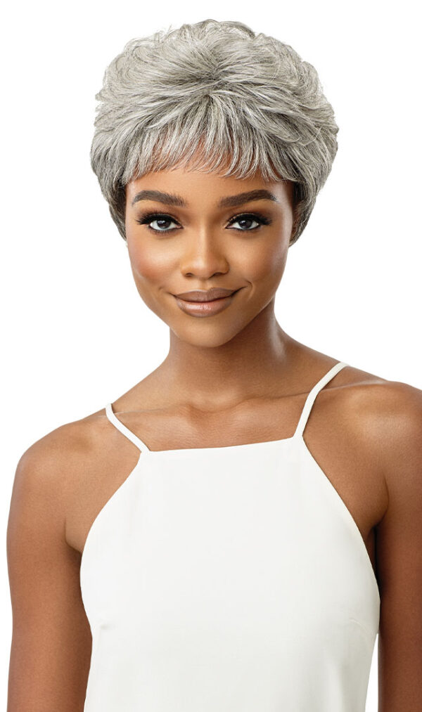 OUTRE FAB & FLY FULL CAP WIG GRAY GLAMOUR- HH- THEODORA - Image 2