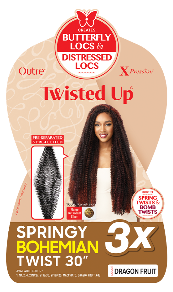 OUTRE X-PRESSION TWISTED UP CROCHET BRAID - 3X SPRINGY BOHEMIAN TWIST 24″ - Image 4