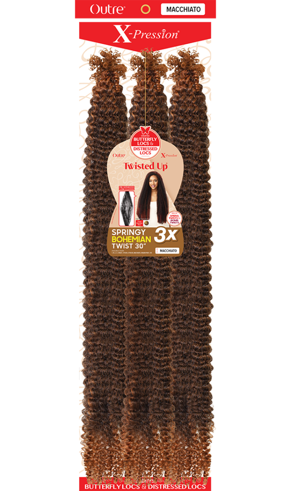 OUTRE X-PRESSION TWISTED UP CROCHET BRAID - 3X SPRINGY BOHEMIAN TWIST 24″ - Image 3