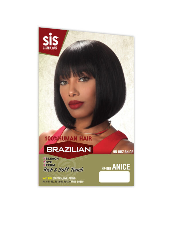 ZURY ROYAL IMEX SIS SISTER 100% HUMAN HAIR FULL WIG - ANICE - Image 4