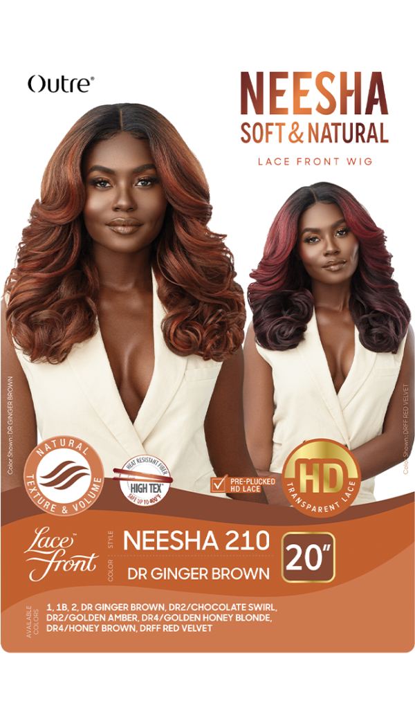 Outre NEESHA SOFT & NATURAL LACE FRONT WIG - NEESHA 210 - Image 7