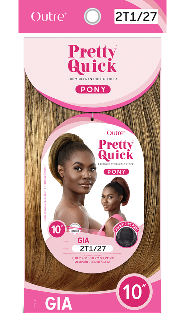 OUTRE  PRETTY QUICK PONY DRAWSTRING PONYTAIL - GIA - Image 7