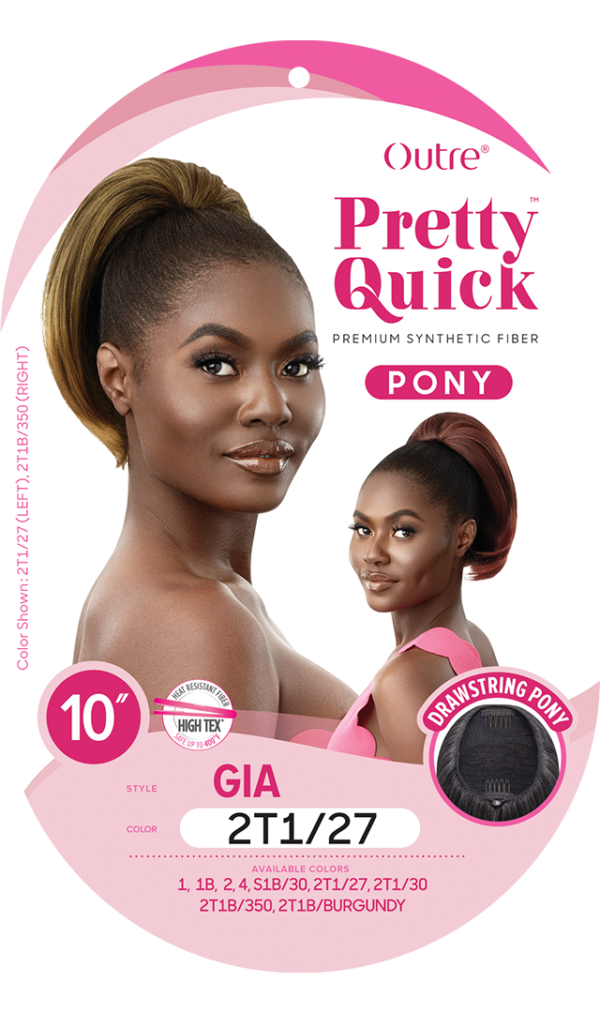 OUTRE  PRETTY QUICK PONY DRAWSTRING PONYTAIL - GIA - Image 6