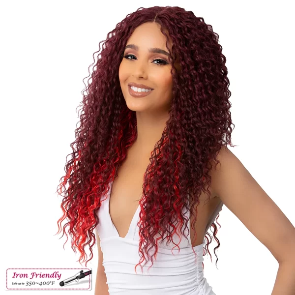 it's a wig! HD LACE PREMIUM SYNTHETIC FIBER WIG - ANNABELLE - Image 4