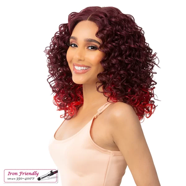 it's a wig! HD LACE PREMIUM SYNTHETIC FIBER WIG - KENZIA - Image 2