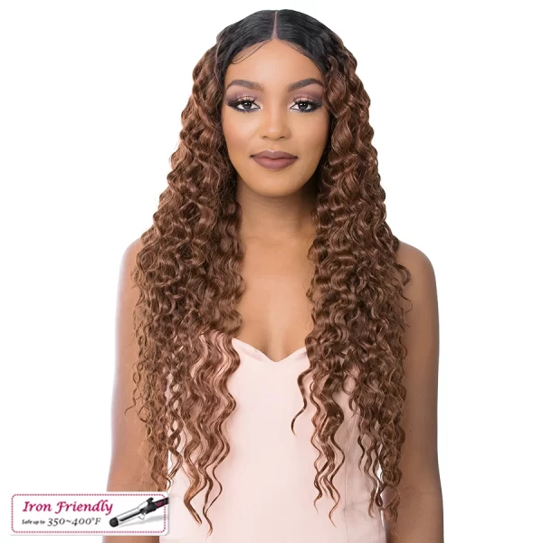 it's a wig! HD T LACE PREMIUM SYNTHETIC FIBER WIG - ELDORADO - Image 2