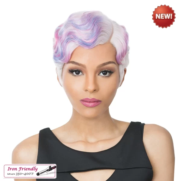 it's a wig! PREMIUM SYNTHETIC FIBER FULL WIG - NUNA - Image 7