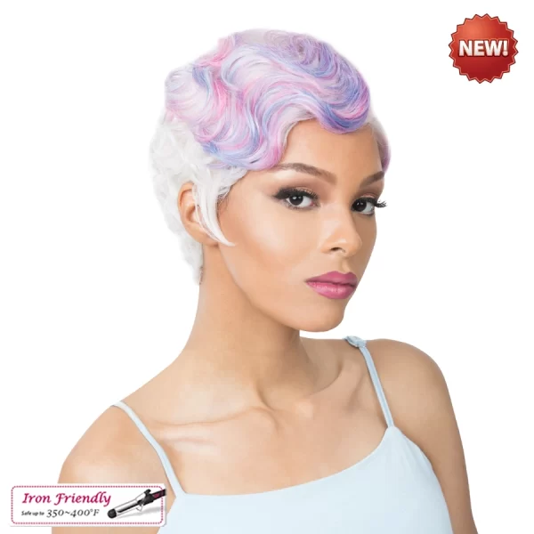 it's a wig! PREMIUM SYNTHETIC FIBER FULL WIG - NUNA - Image 8