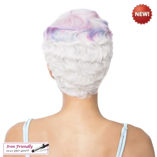 it's a wig! PREMIUM SYNTHETIC FIBER FULL WIG - NUNA - Image 9