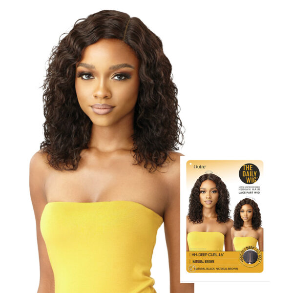 OUTRE THE DAILY WIG HUMAN HAIR - HH DEEP CURL 16"