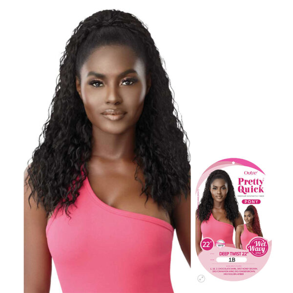 OUTRE PRETTY QUICK PONYTAIL - W&W DEEP TWIST 22"